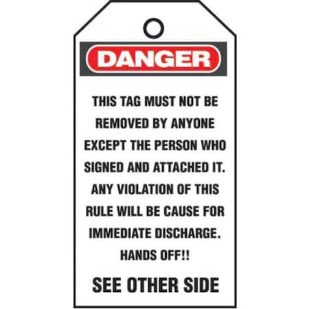 Panduit Self-Lam Foto Tag, ftdanger ft, R/b/w, PK5 PST-3